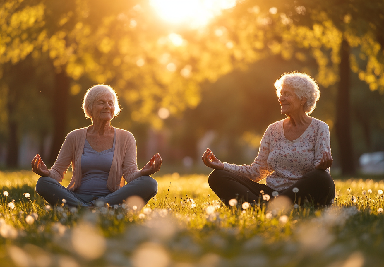 Йога для старших людей